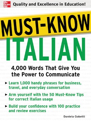 cover image of Must-Know Italian